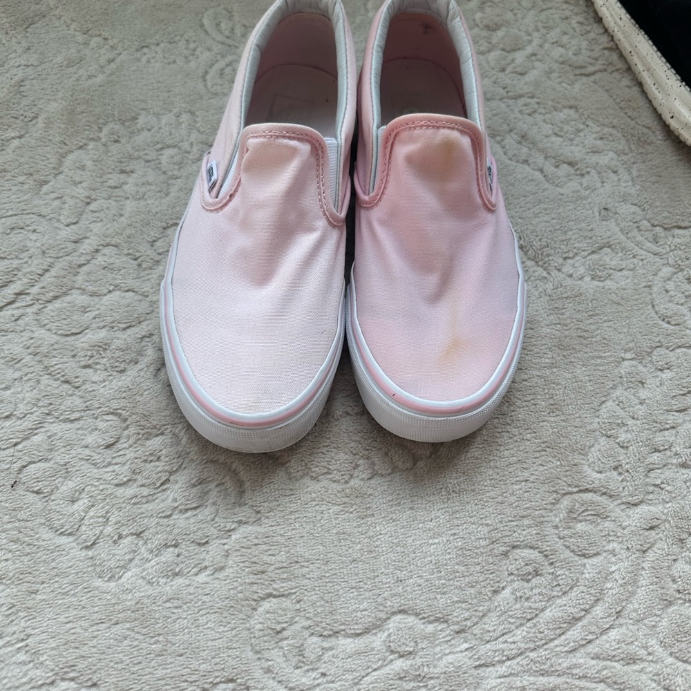 Vans Pink Slip-On Sneakers